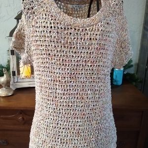 CAbi open knit sweater